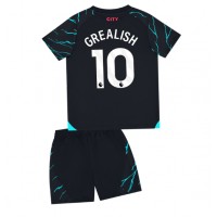Manchester City Jack Grealish #10 Rezervni Dres za djecu 2023-24 Kratak Rukav (+ Kratke hlače)